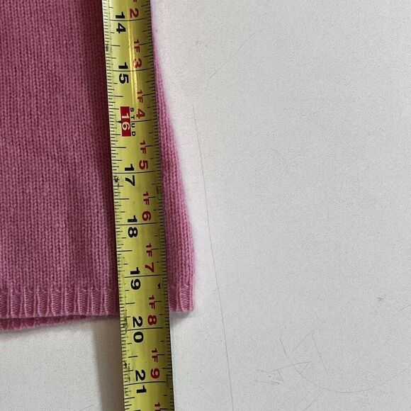 IISLI Sweater Womens XS/S 100% Cashmere Pink Gold Sequins Pullover - Picture 4 of 6